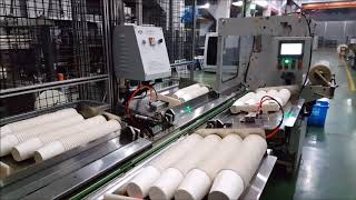 Máquina de Copo Papel  com  Máquina Embaladora Automática