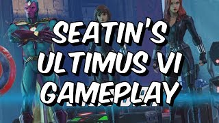 Seatin's Ultimus VI Level 65 Raid Gameplay - Marvel Strike Force