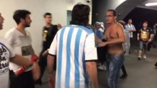 Conflito entre torcedores dentro do Maracanã