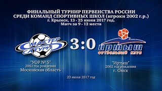 Голы матча команды 2002 г.р. 23 июня 2017 год.