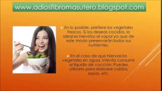 Remedios Naturales para Eliminar Miomas- Fibromas  Utero