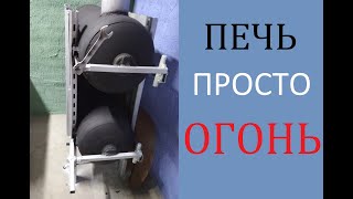 Печь для гаража из газовых баллонов своими руками