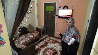 جوله في اصغر شقه علي اليوتيوب بس//شوفو متنظمه ازاي?اخيرا فرشت فرش الشتاءHD