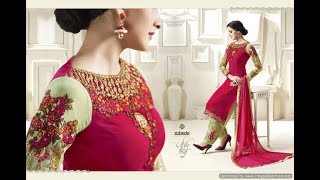 Latest Indian Dresses Collections 2017 || ZUBEDA || Catalog Name Habiba