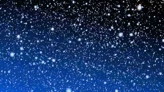 Видео обои - Ночной снегопад