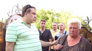 Саакашвили показал последствия урагана в Черкассах и людей, брошенных на произвол судьбы