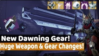 Destiny 2 Black Armory News - The Dawning Event New Gear, Exotic Raid Drop & Weapon Meta Changes!