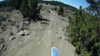 Dirtbike desert riding Millican OHV
