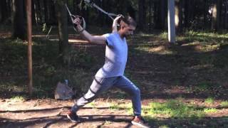 Осанка, здоровая спина, растяжка на тренажере TRX