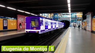Eugenia de Montijo L5 : Metro de Madrid ( Serie 2000A - 2000B )