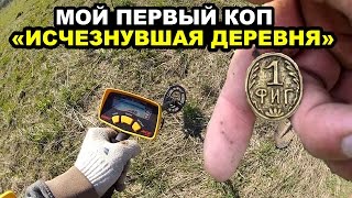Первый коп с Garrett ACE 150. Исчезнувшая деревня