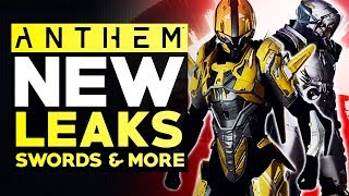 Anthem NEW LEAKS - SWORD Crafting, New ARMOR SETS For All Javelins, Abilities & More!