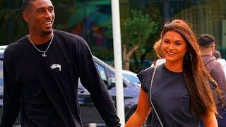 Love Island's Ovie Soko and India Reynolds look smitten as they step out hand-in-hand during romanti