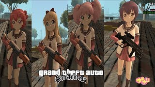 GTA San Andreas - Anime Yuru Yuri (MOD SKINS)