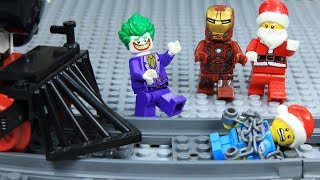 Lego Train Superhero Save a Child