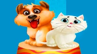 Kitty & Puppy Love  story -  ЛЮБОВЬ КОТЕНКА и ЩЕНКА игровой мультик про питомцев