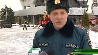 Учения МЧС прошли в гостинице Брянск 21 12 17