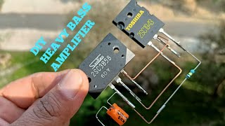 DIY AMPLIFIER WITH TRANSISTOR 2SC3858 & 2SA1943.
