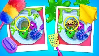 SPOT THE DIFFERENCE ? Sweet Baby Girl Hotel Cleanup | TutoTOONS Puzzles & Attention Games for Kids