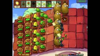 Растения против Зомби. Plants vs Zombies. Мини-игра 19: Прыг-Вечеринка. Играем вместе.
