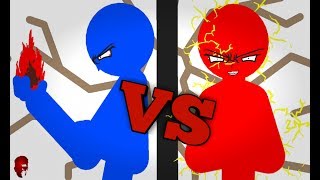 Red VS Blue - Epic Stickmen fighting