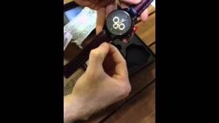SHARK Auto Date Stainless Steel Case Leather Strap Clock Men Quartz Sport Military Watch / SH084