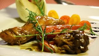 Barna sörben pácolt nyúl recept a szegedi Sótartóból