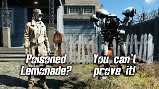 Fallout 4 - Poisoned Lemonade? - Nick Valentine speaks with Deezer
