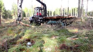 Malwa 560F Midsize forwarder with Caterpillar engine 75HP