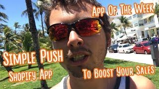 Simple Push Shopify App To Boost your conversions Using Push Notifications