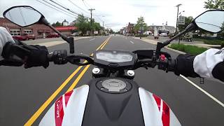 First Ride on My NEW 2018 Yamaha MT-07 the NEW FZ-07 - Cool POV