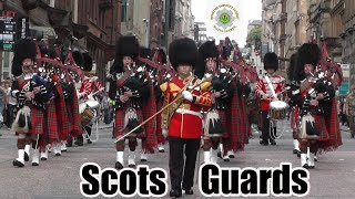 1st Battalion of The Scots Guards parade Glasgow [4K/UHD]
