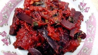 Овощное рагу со свеклой