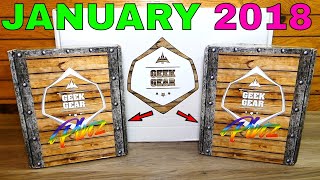 JANUARY 2018 GeekGear/Pinz - Unboxing