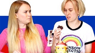 TRYING RUSSIAN CANDY! W/Sister