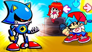 Мод Friday Night Funkin vs Металлический СОНИК / FNF VS Metal Sonic на Харде Полная Неделя