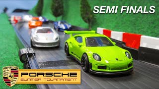 Porsche Tournament Semi Finals Hot Wheels Diecast Car Racing