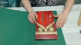 Оформление коробки конфет "Письмо Деда Мороза". Мастер-класс