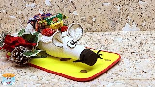 Сладкий Символ 2020 из ДЖУТА. Новогодние Подарки и Поделки Своими Руками