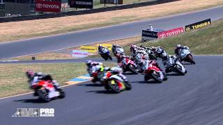 AMA Pro Motorcycle-Superstore SuperSport - Infineon Raceway - Race 2 Highlights