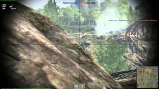 War Thunder ЗБТ  Бой на танке Panther + Jagdpanther на карте Ирландия