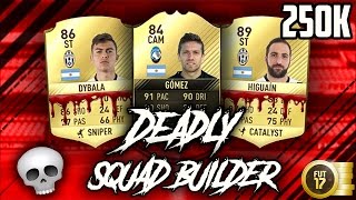 FIFA 17 BEST! 250K SQUAD BUILDER | ft IF Gomez, Higuain, Dybala
