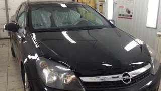 Opel Astra установка автосигнализации c автозапуском