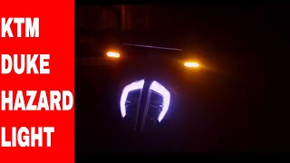 KTM Duke 390 Hazard Light Adapter Installation | How to install hazard lights in all  KTM