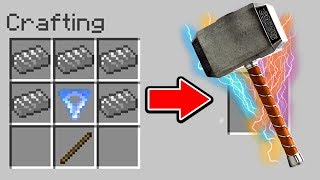THORS HAMMER CRAFTEN IN MINECRAFT