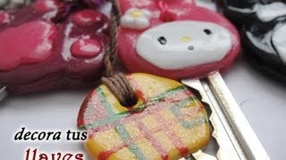 DIY♥Decora y personaliza tus llaves