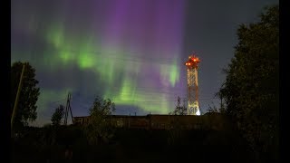 Северное сияние. 8.09.2017 года. Ухта