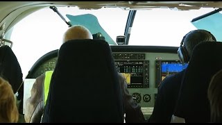 Взлет и посадка самолета Cessna Grand Caravan 208b. Рейс Усть-Илимск - Иркутск
