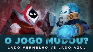 Lado vermelho com mais vitórias e Rework da Akali