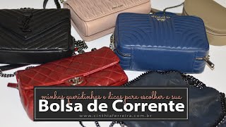 Bolsas de Corrente | Minhas bolsas favoritas e detalhes sobre Chanel, Prada, YSL e mais
